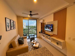 Apartamento Celeste a Pasos del Mar y Aeropuerto
